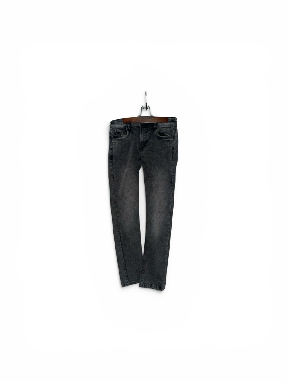 Men's Slim Fit Washed Charcoal Jeans